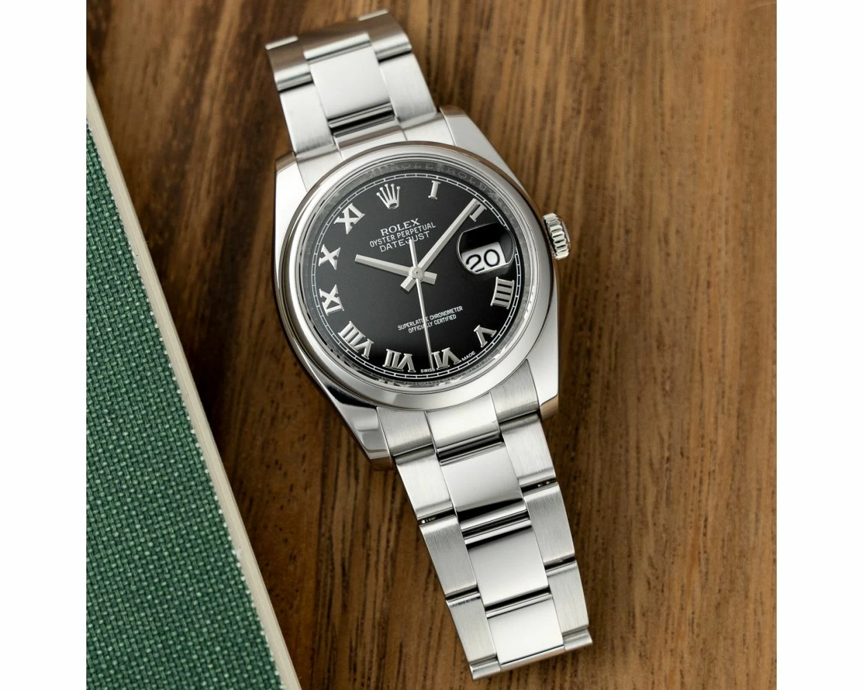 Buy Genuine Used Rolex Datejust 36 116200 Watch Black Dial SKU