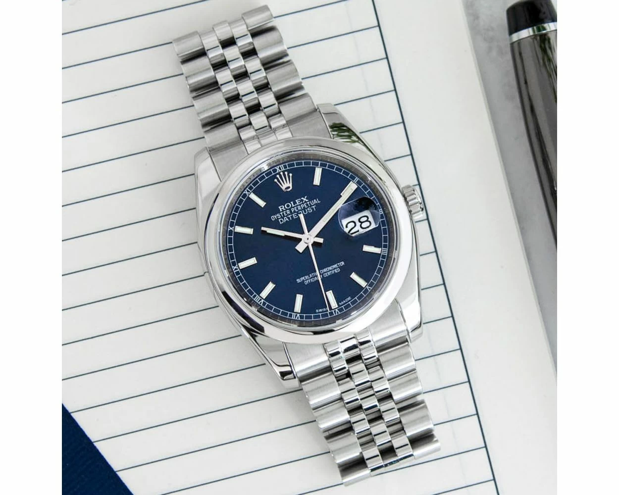 Rolex 116200 blue dial outlet