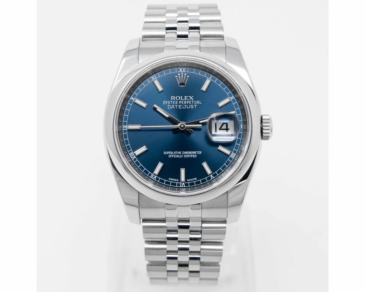 Buy Genuine Used Rolex Datejust 36 116200 Watch - Blue Dial