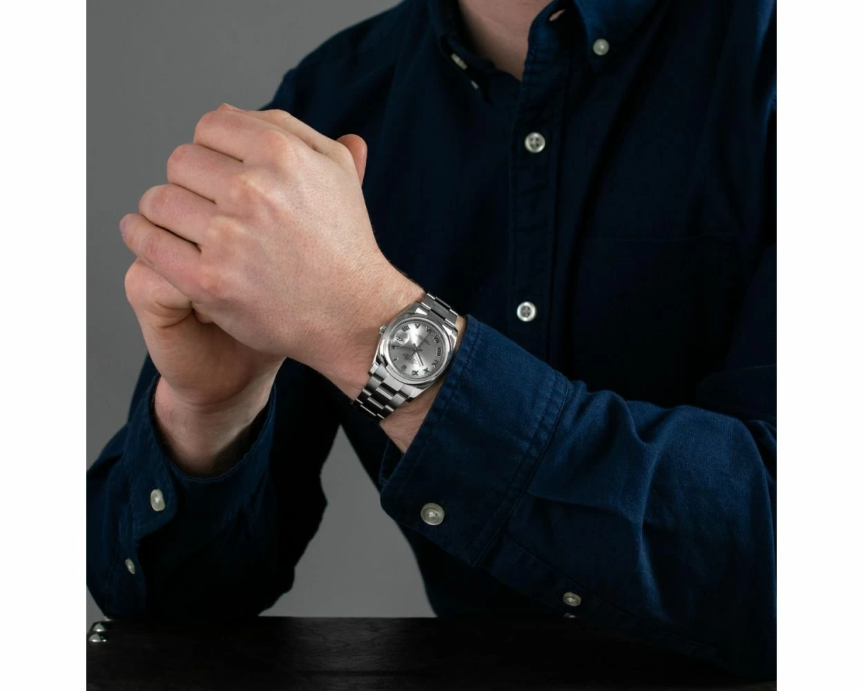 Buy Genuine Used Rolex Datejust 36 116200 Watch Rhodium Dial