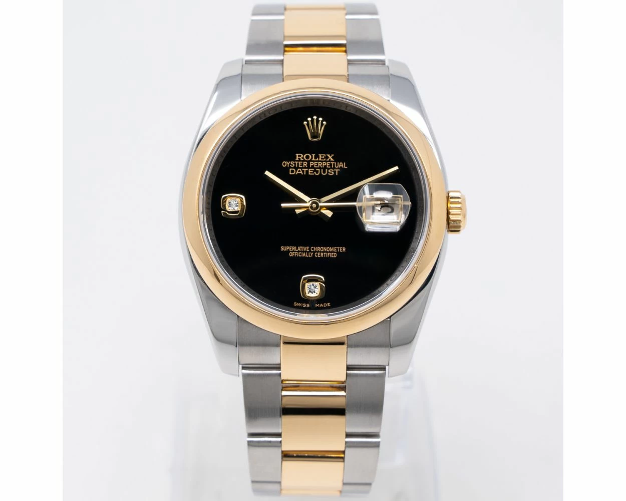 Buy Genuine Used Rolex Datejust 36 116203 Watch Black Onyx Dial SKU 5504