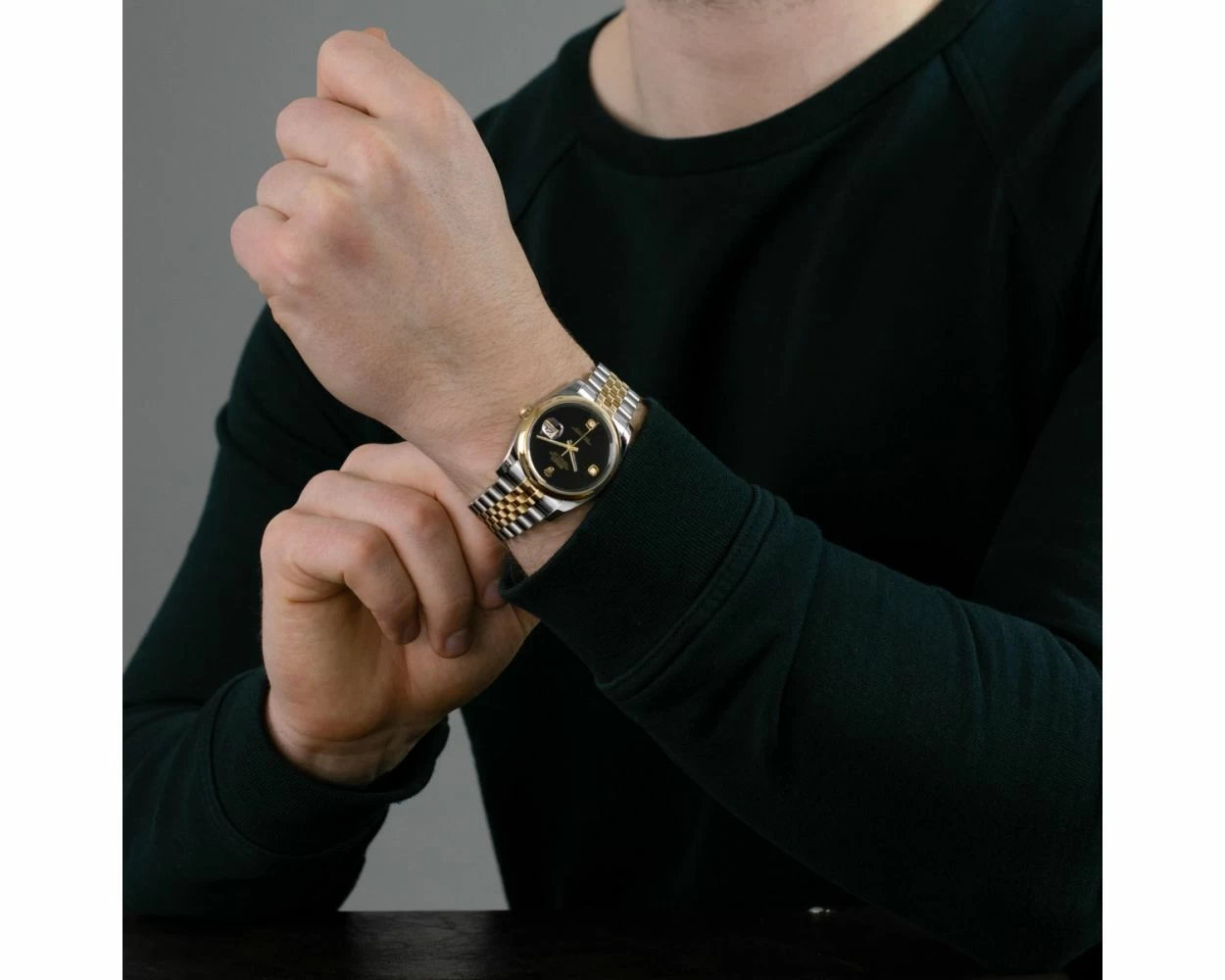 Buy Genuine Used Rolex Datejust 36 116203 Watch - Black Onyx