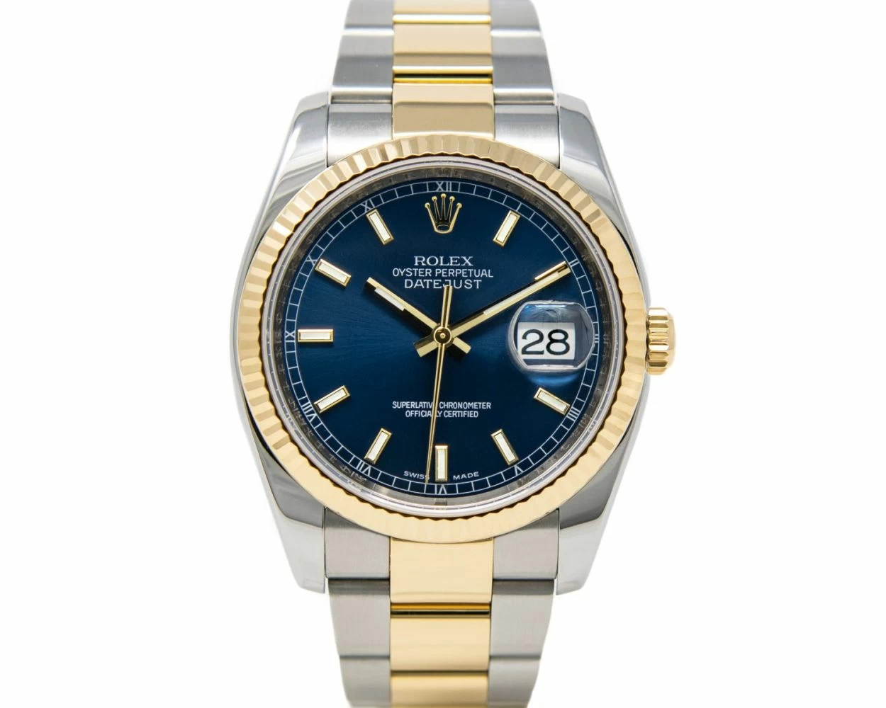 Buy Genuine Used Rolex Datejust 36 116233 Watch Blue Dial SKU 4813