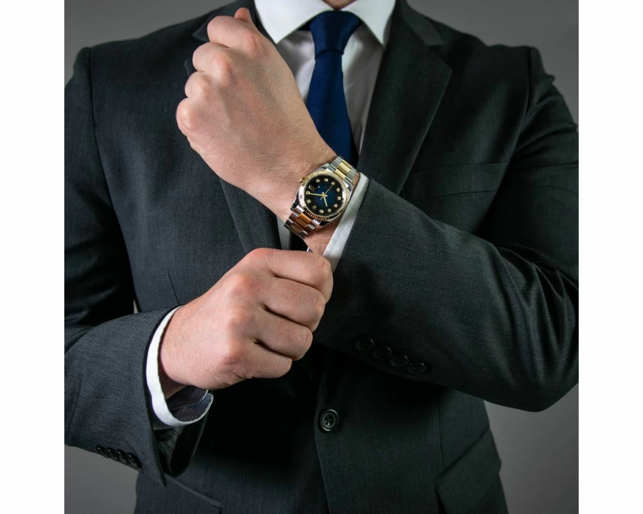 Buy Genuine Used Rolex Datejust 36 116233 Watch Blue Vignette