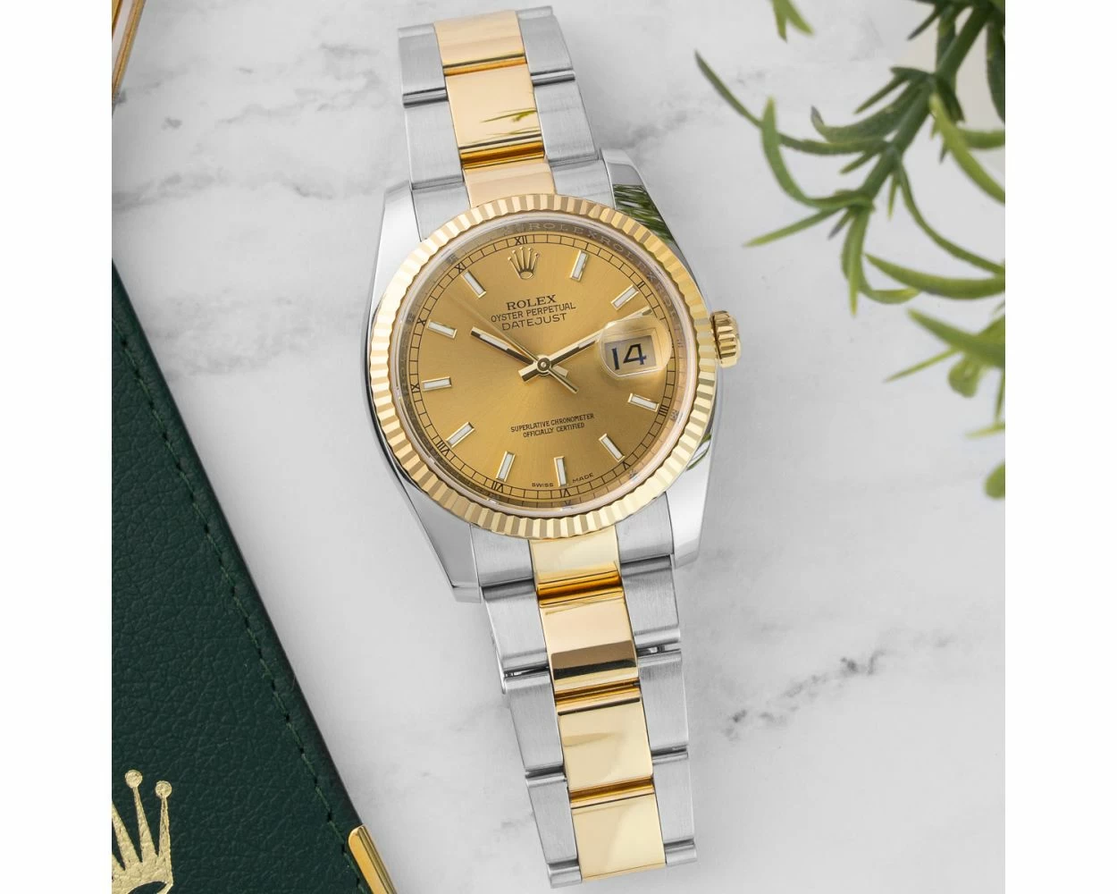 Rolex datejust 36 oyster bracelet on sale
