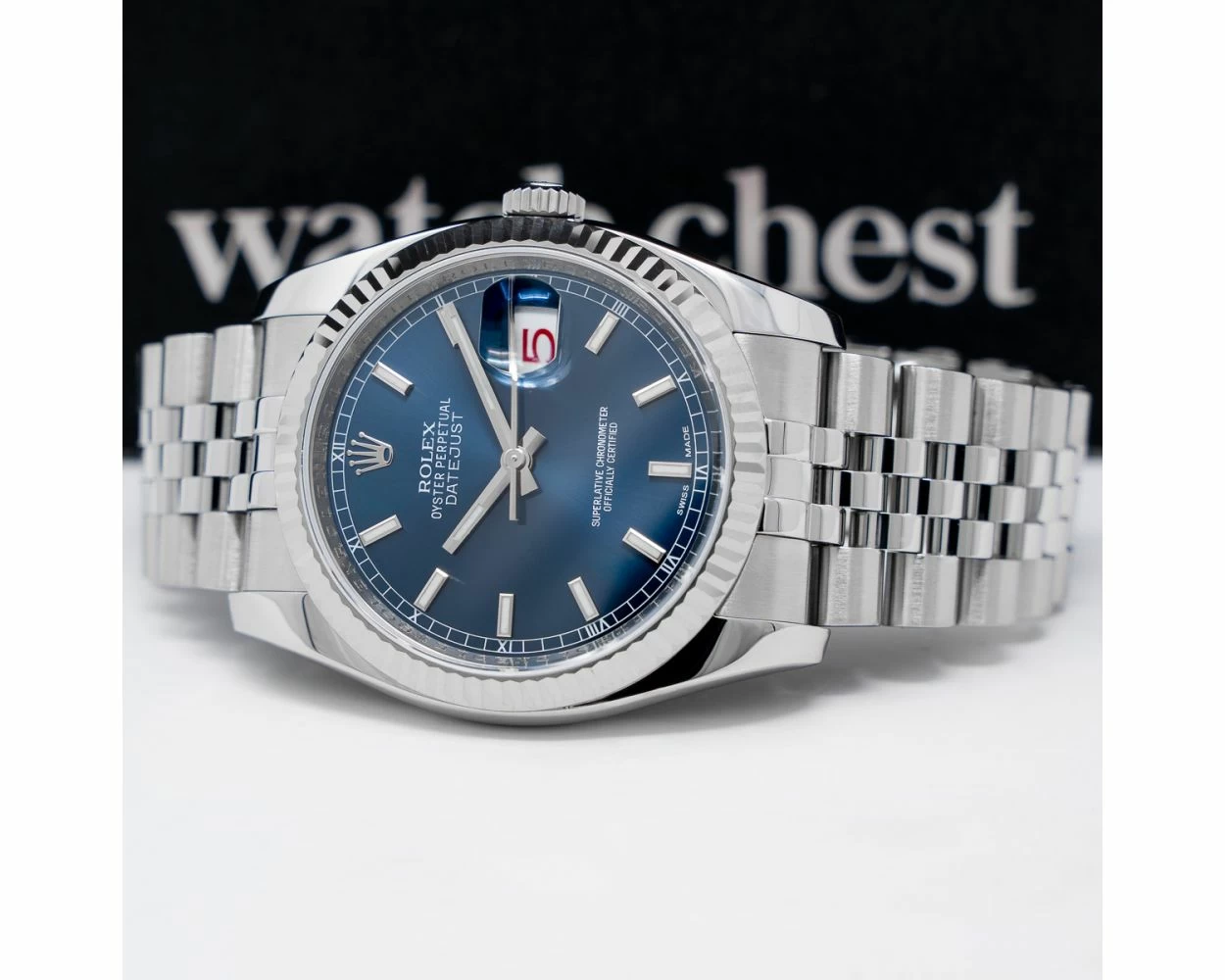 116234 blue dial cheap