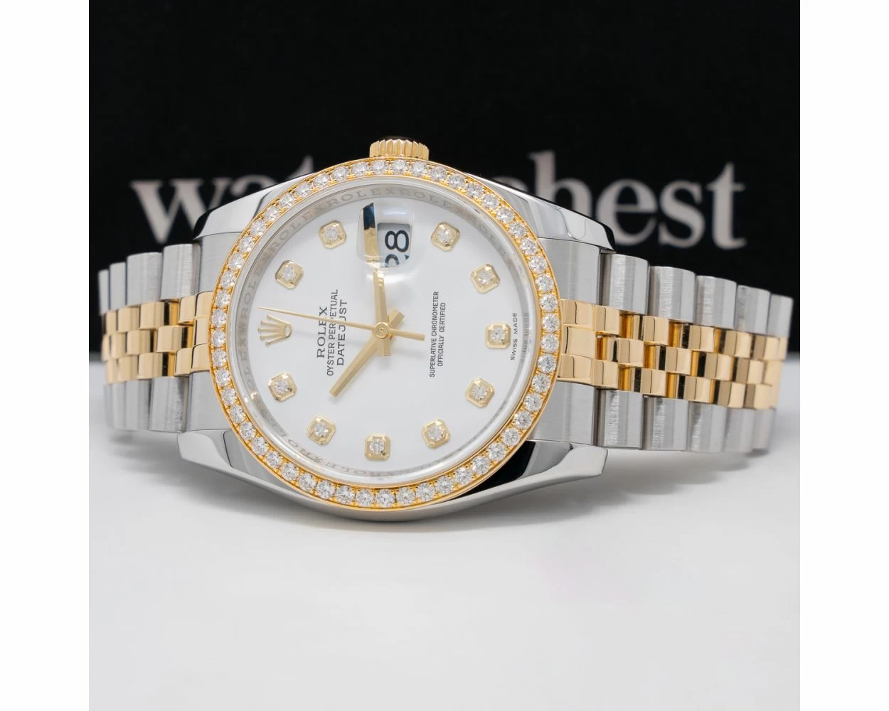 Buy Genuine Used Datejust 36 116243 Watch - White Dial | SKU 9563