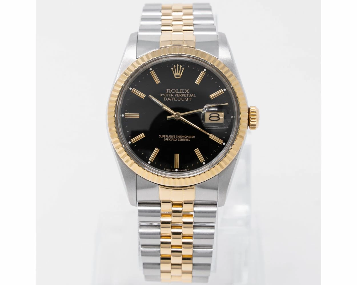 Rolex datejust 36 black deals