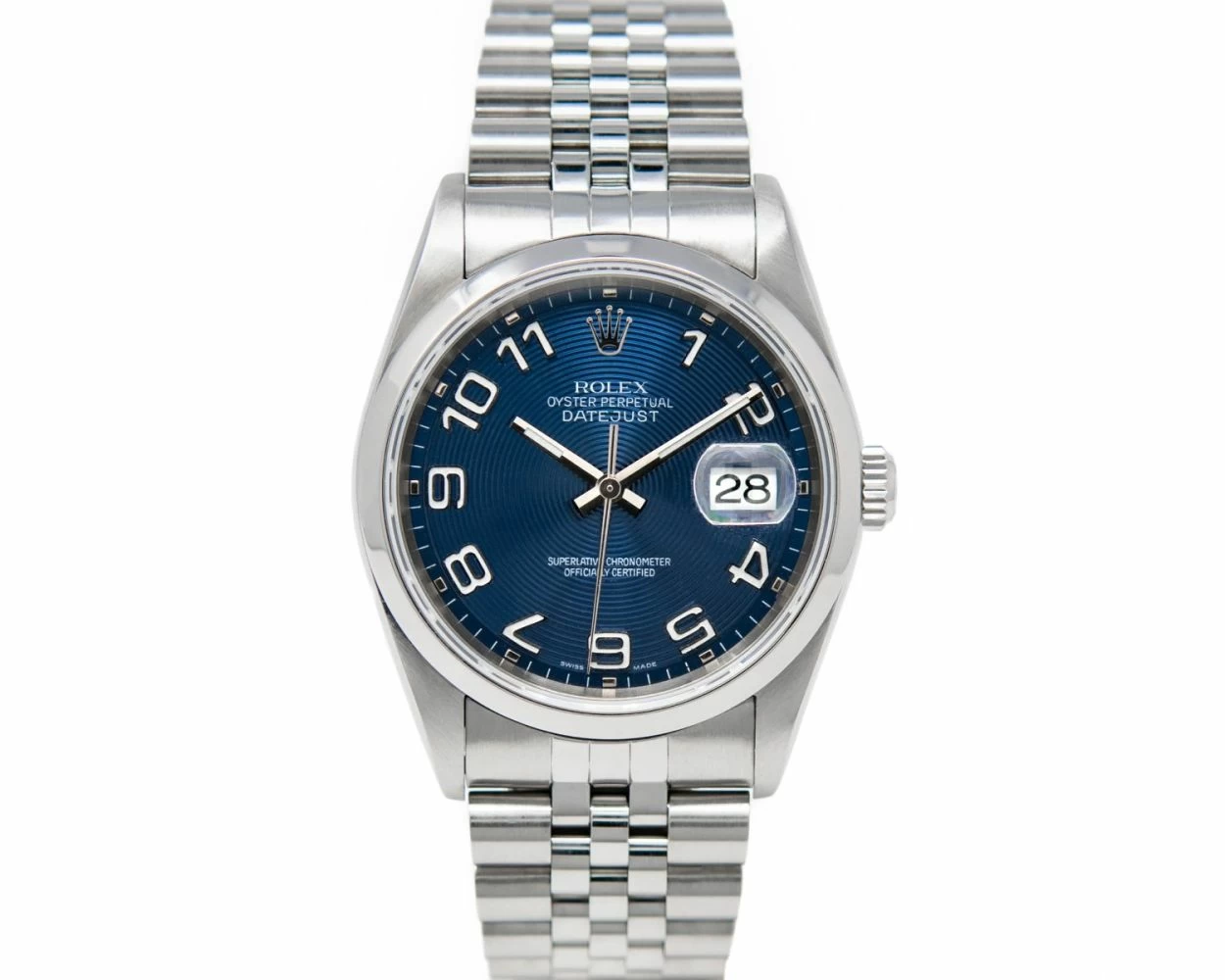 Rolex 16200 blue dial online