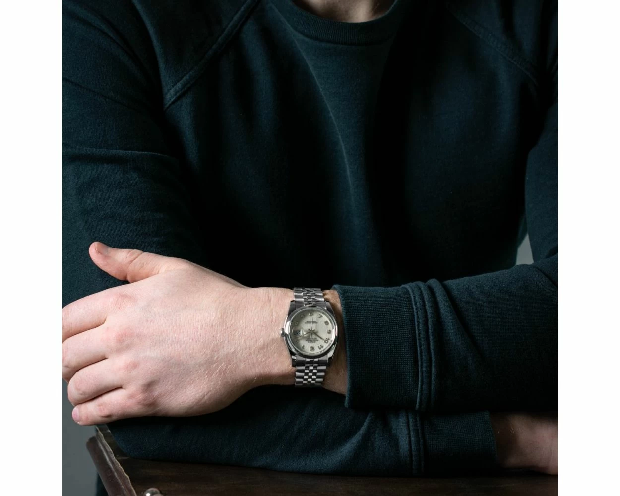 Rolex 116200 on wrist hot sale