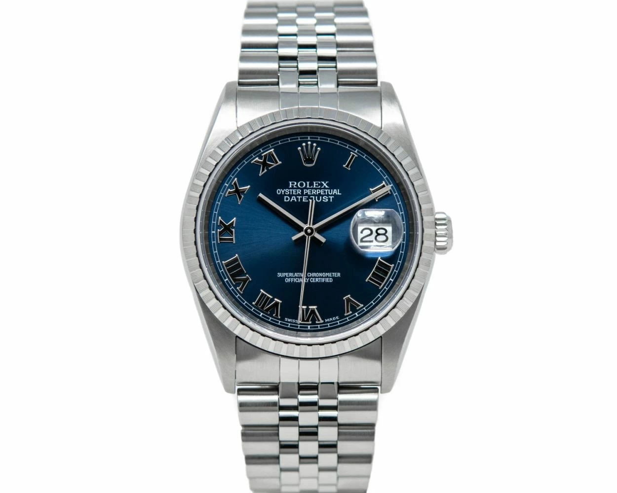 Datejust 36 hot sale blue roman