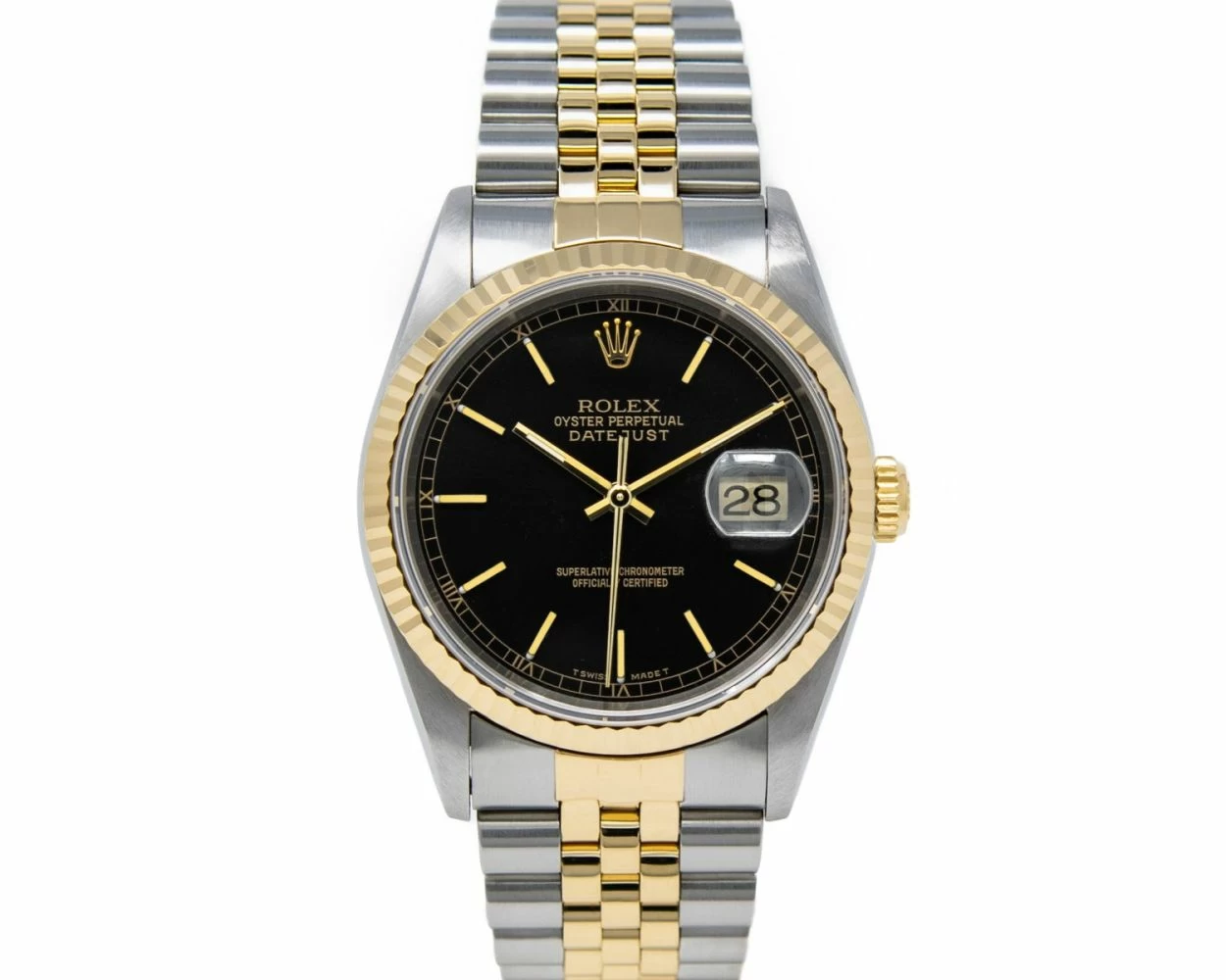 Buy Genuine Used Datejust 36 16233 Watch - Black Dial | SKU 1581