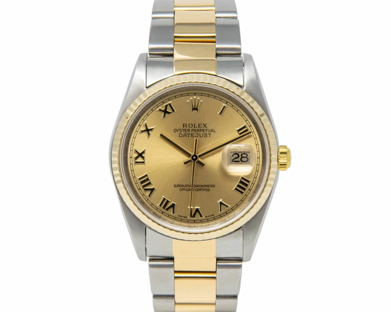 Rolex oyster perpetual top datejust champagne dial
