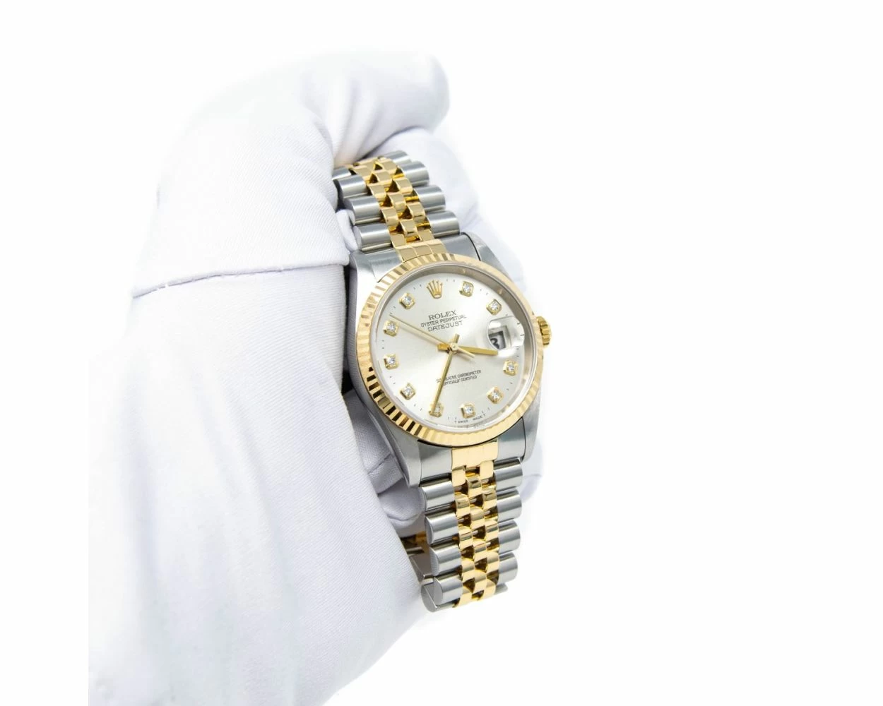 商品画像：中古)ROLEX ロレックス デイトジャスト 36 16233 ホワイト 1