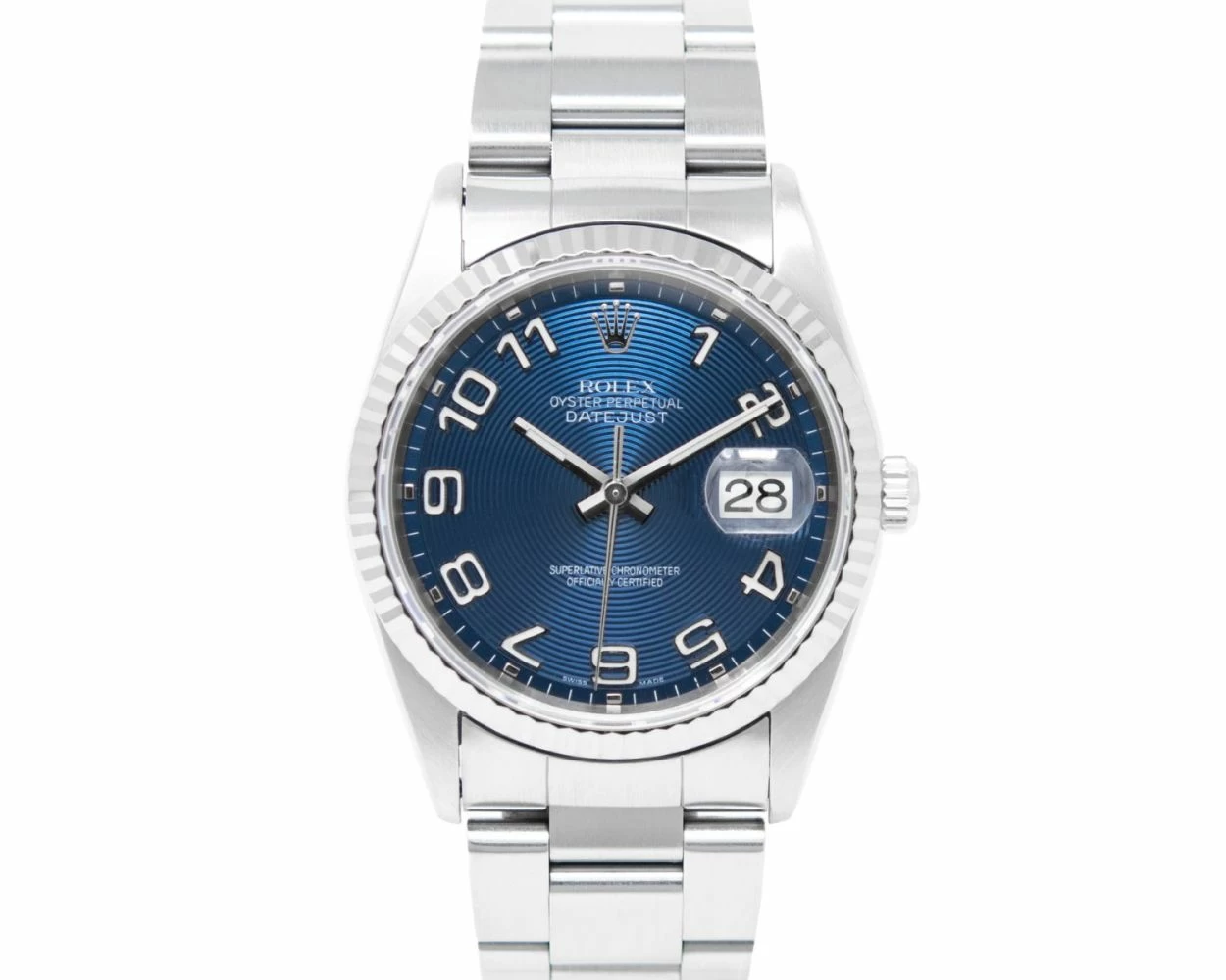 Rolex datejust 16234 blue dial clearance