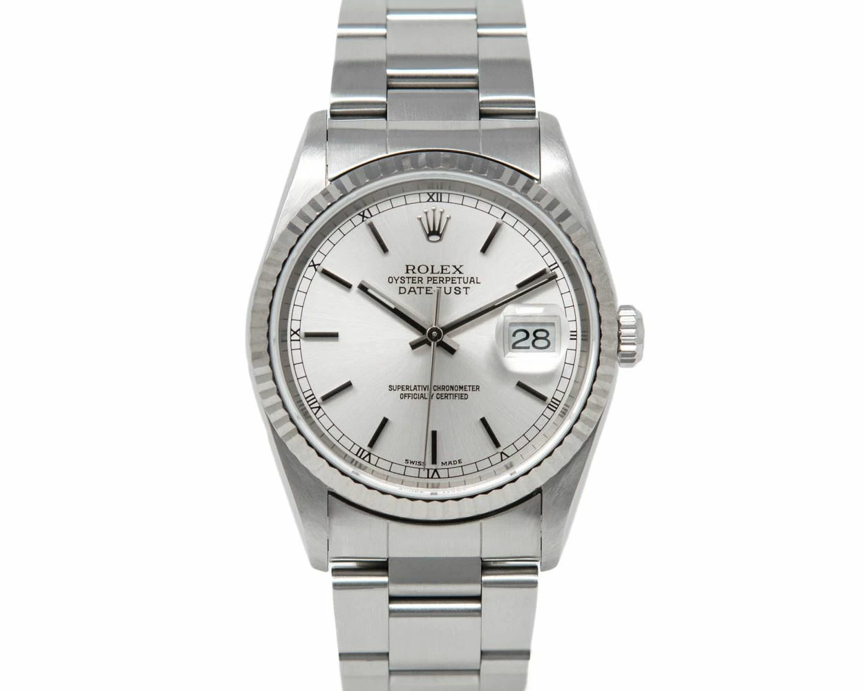 Rolex silver face outlet