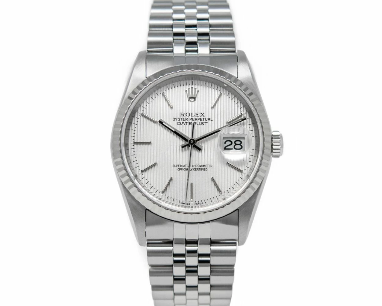 Buy Genuine Used Rolex Datejust 36 16234 Watch - Silver