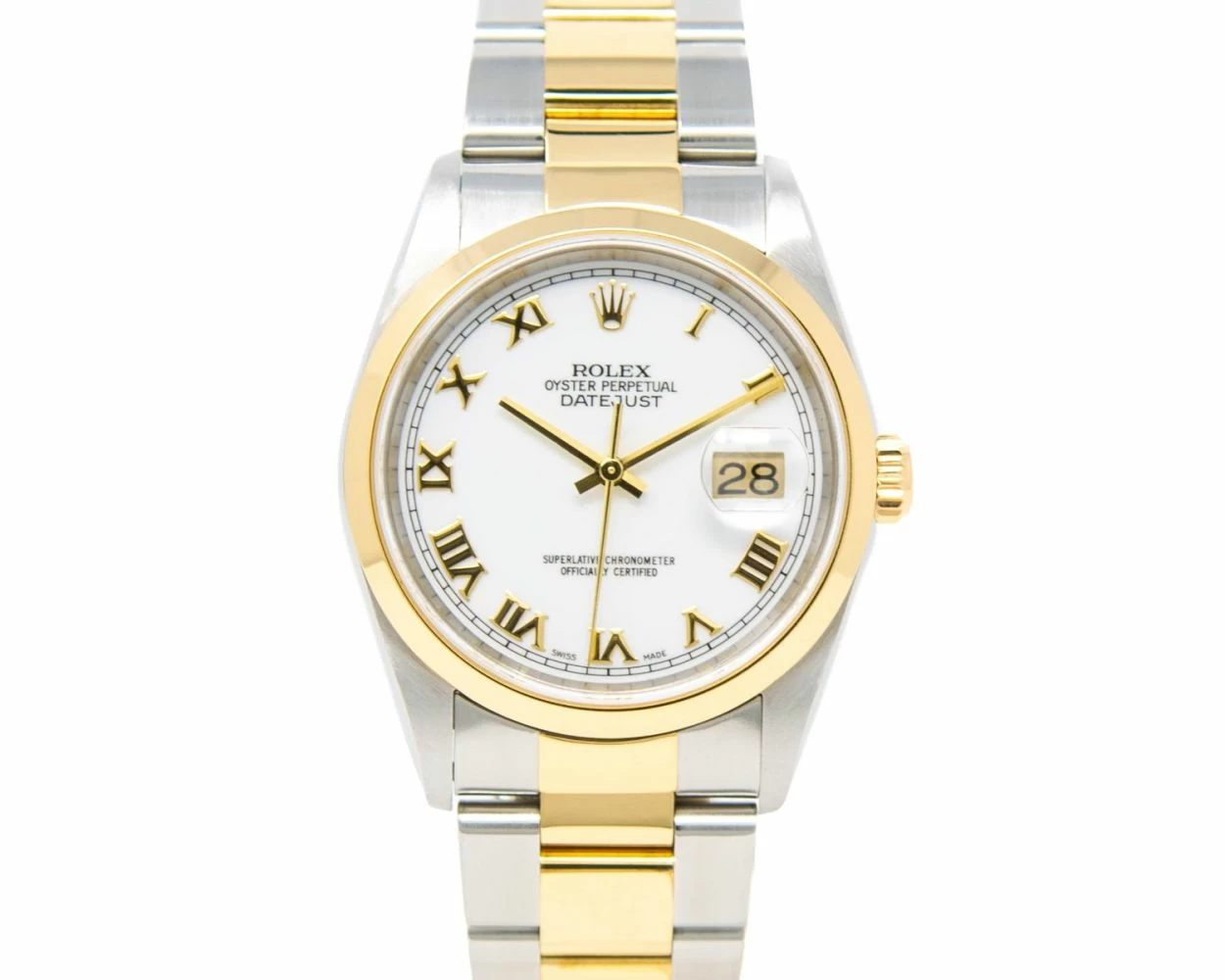Buy Genuine Used Rolex Datejust 36 16203 Watch White Dial SKU 2018