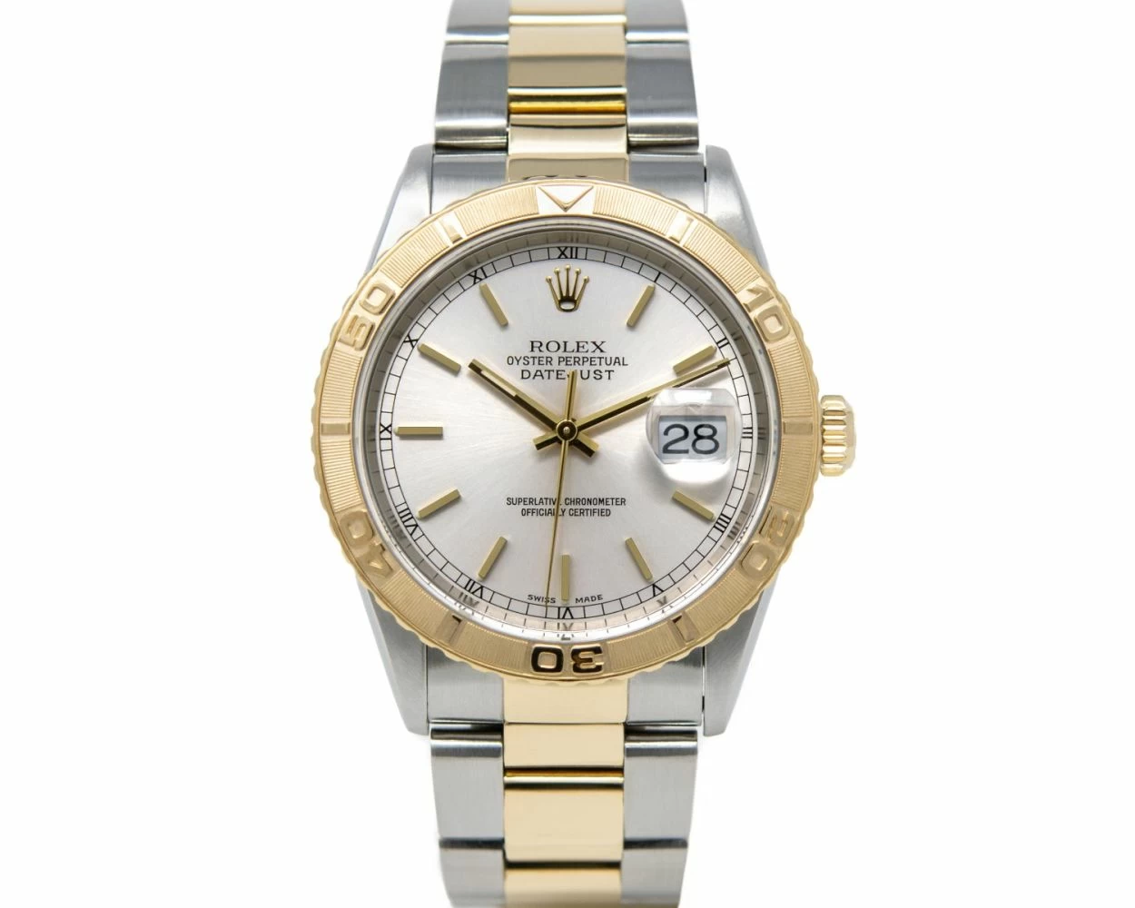 Buy Genuine Used Rolex Datejust 36 16263 Watch Silver Dial SKU
