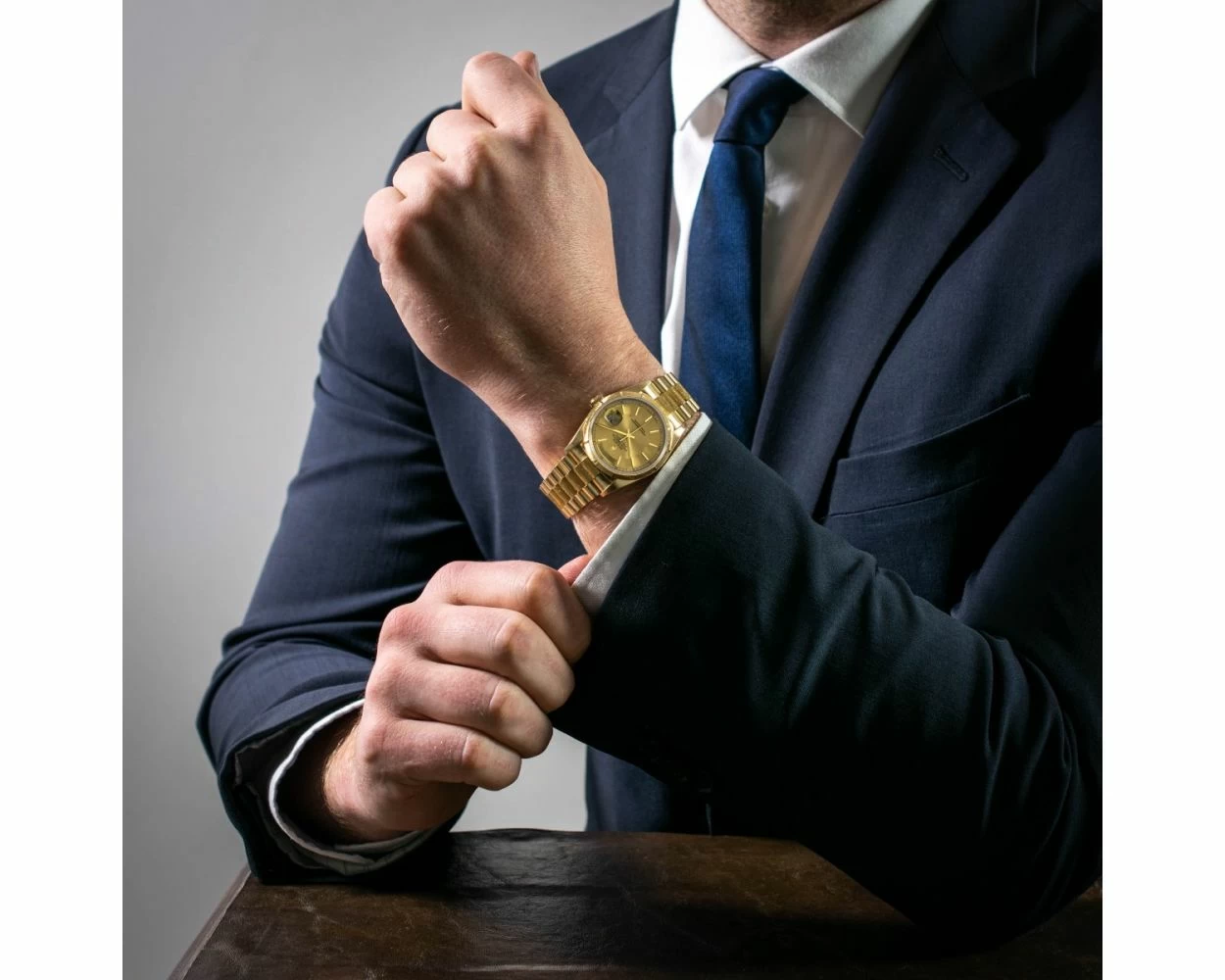 Rolex Day-Date 36 18238 Double Quick FACTORY Champagne