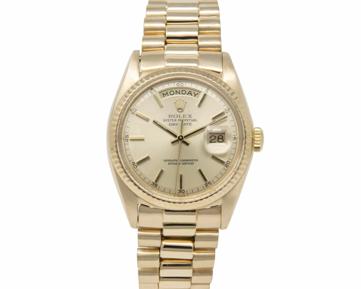 Buy Genuine Used Rolex Day Date 36 1803 Watch Champagne Dial