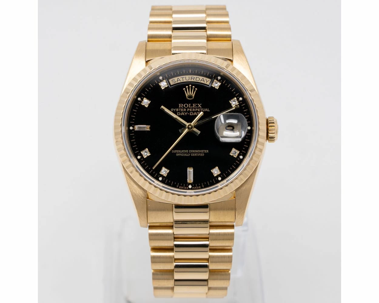 Presidential rolex black face online