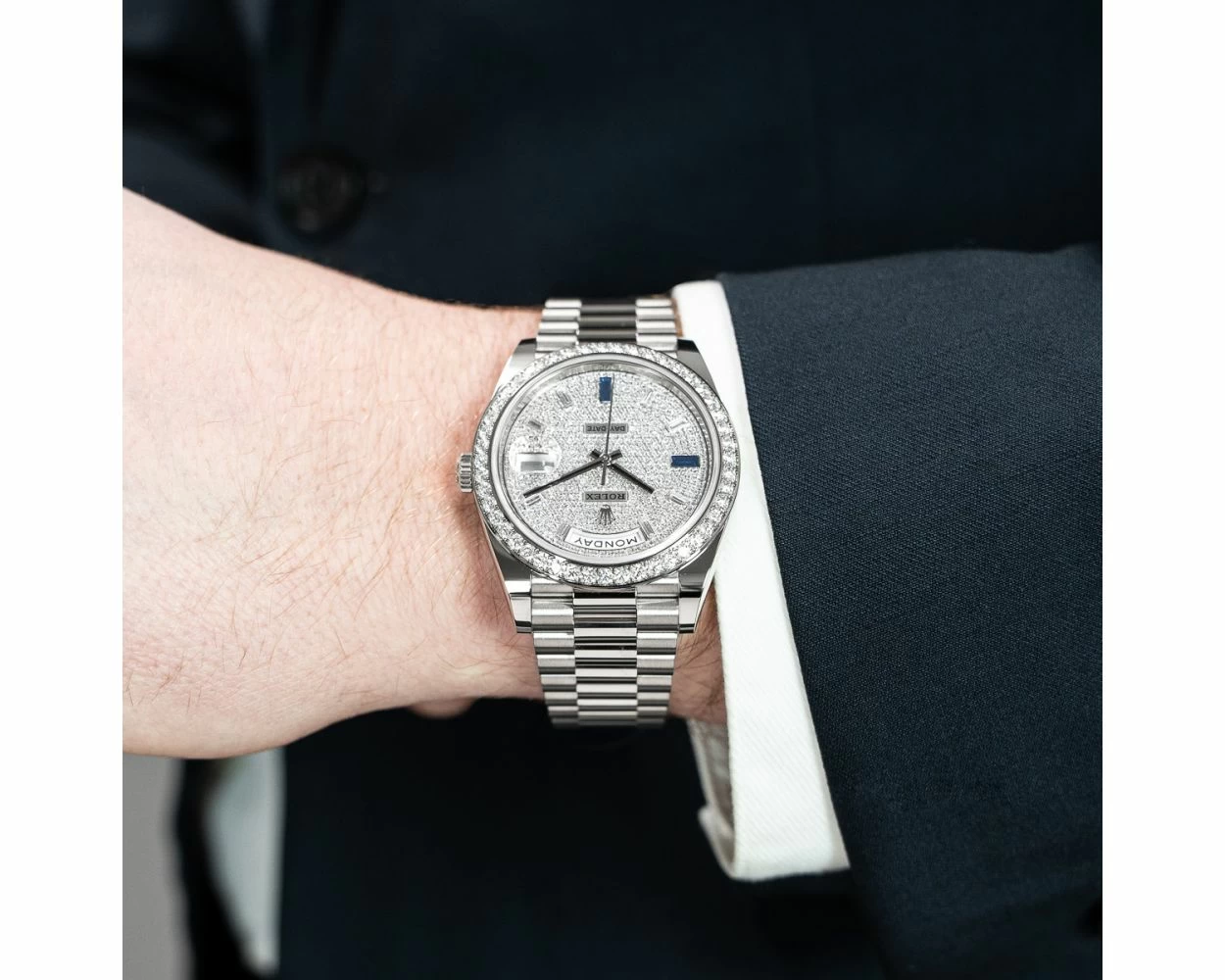 Day date sapphire on sale