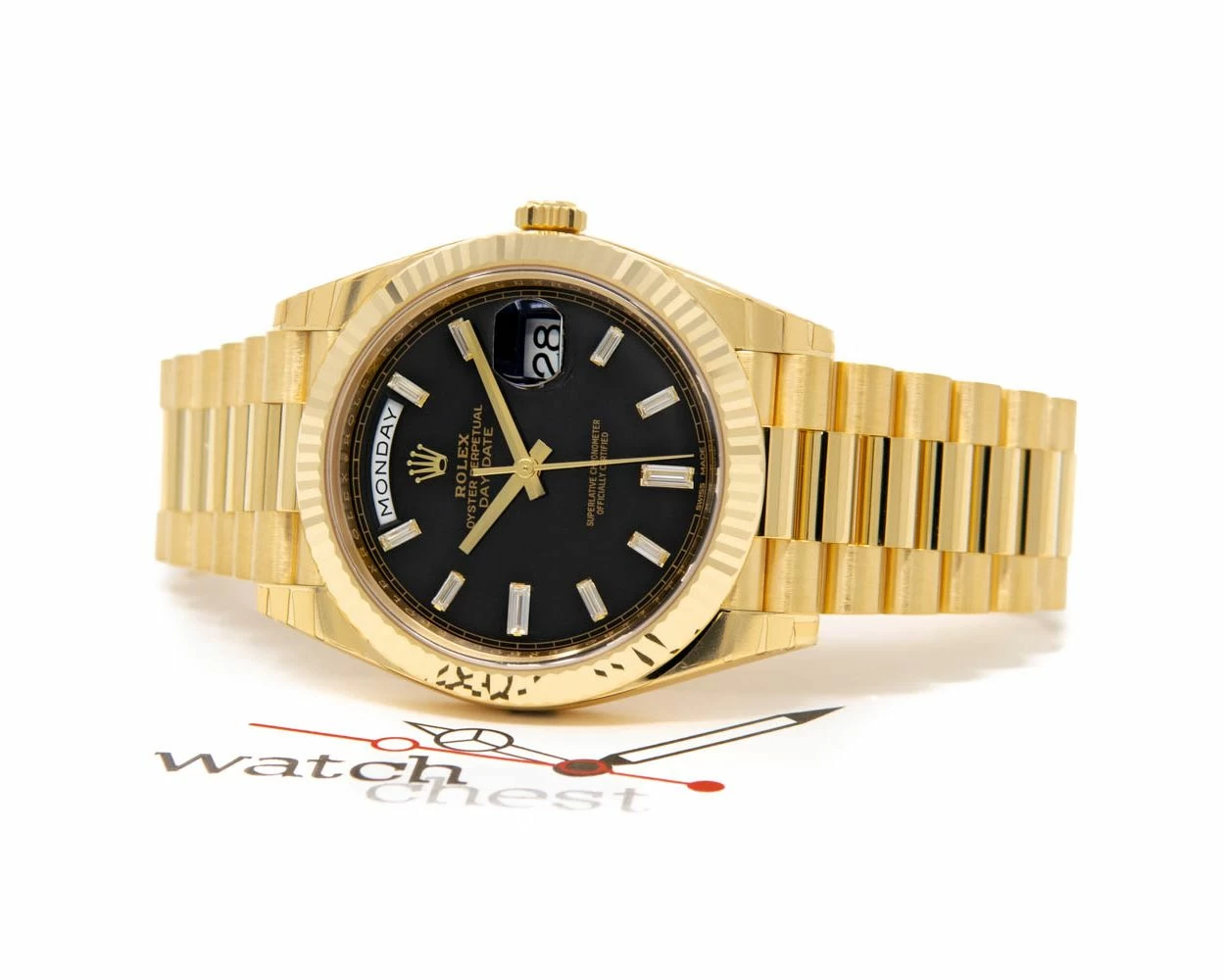 Presidential rolex black face clearance
