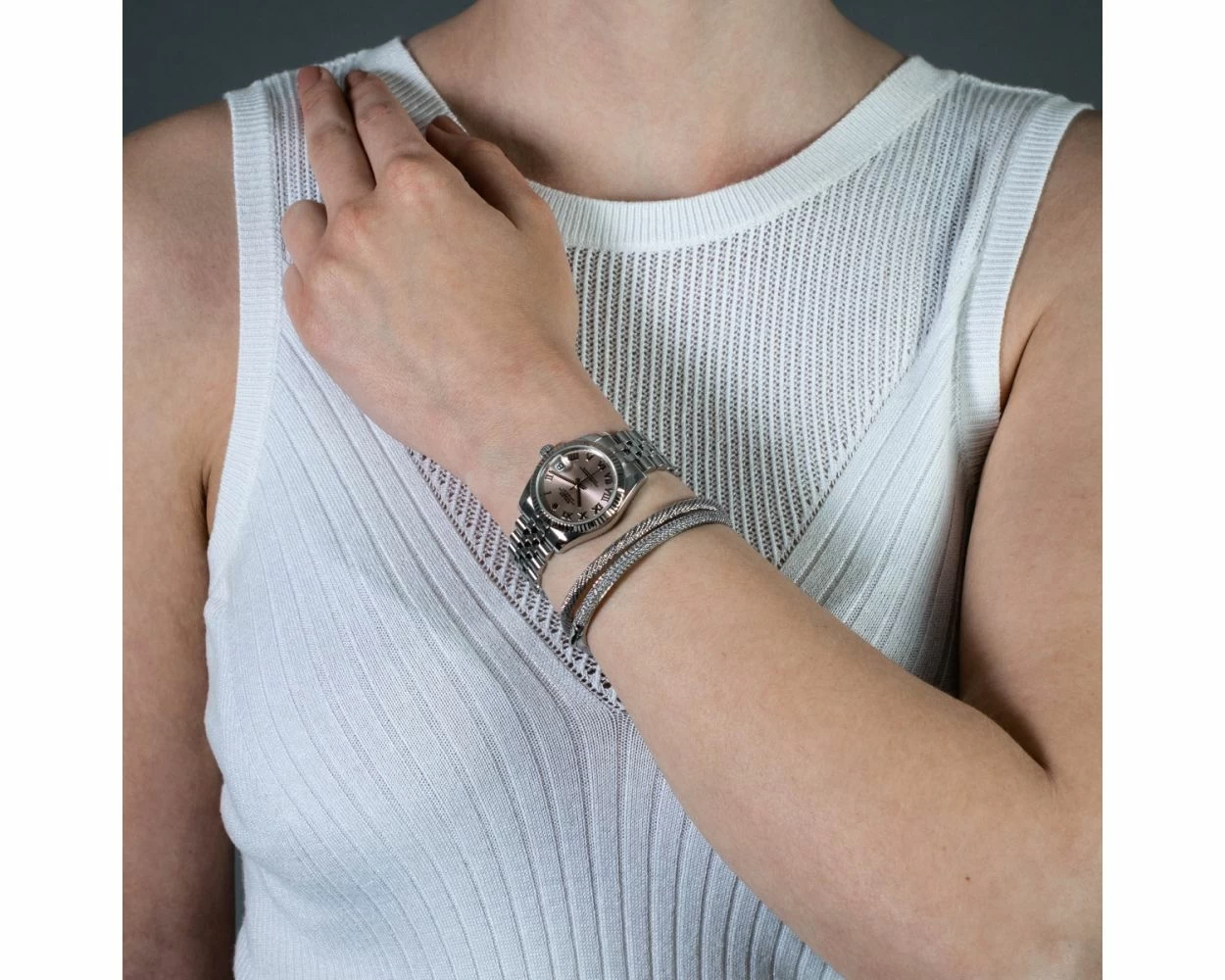 Rolex lady datejust 31 on wrist outlet