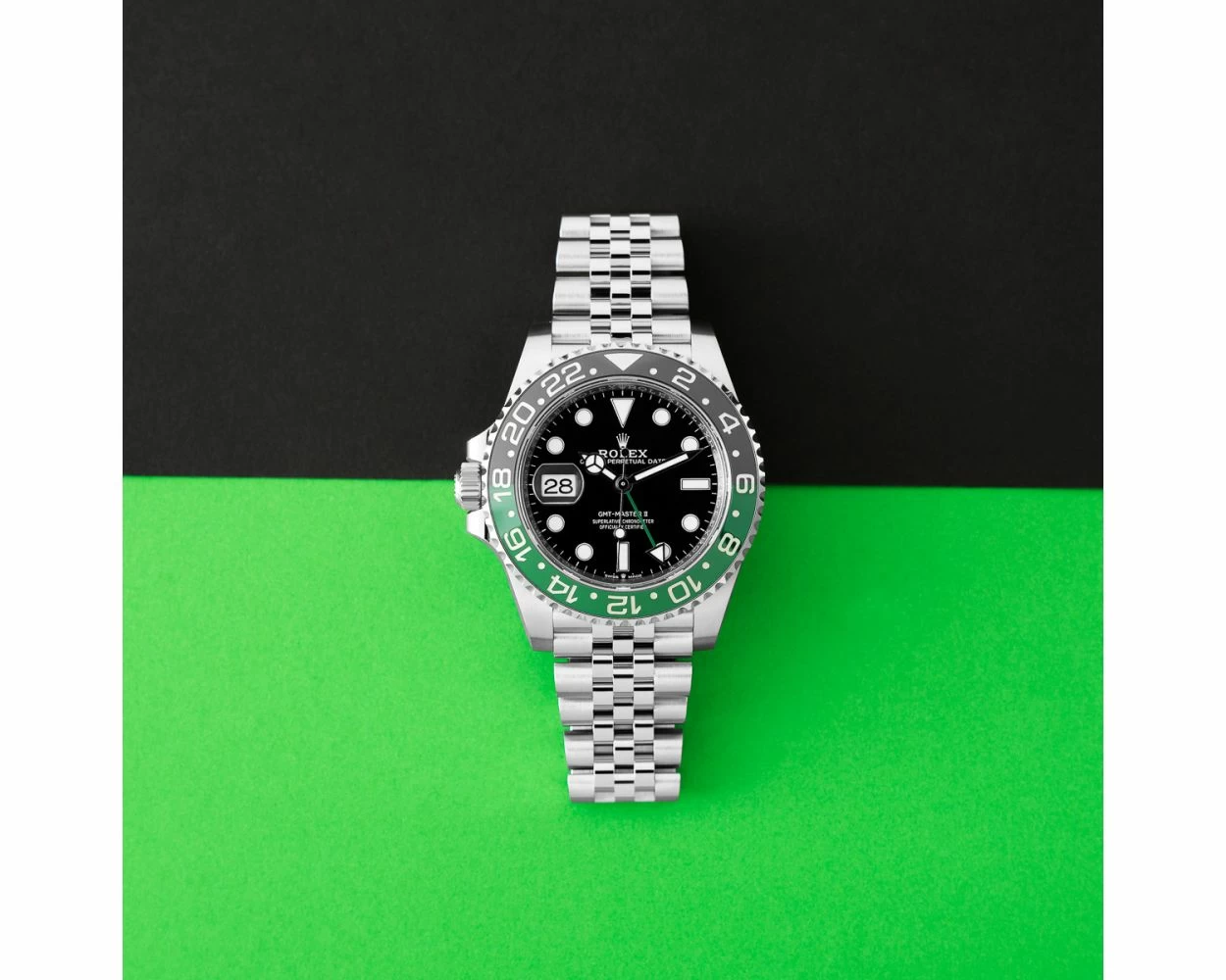 Rolex gmt master ii green sale