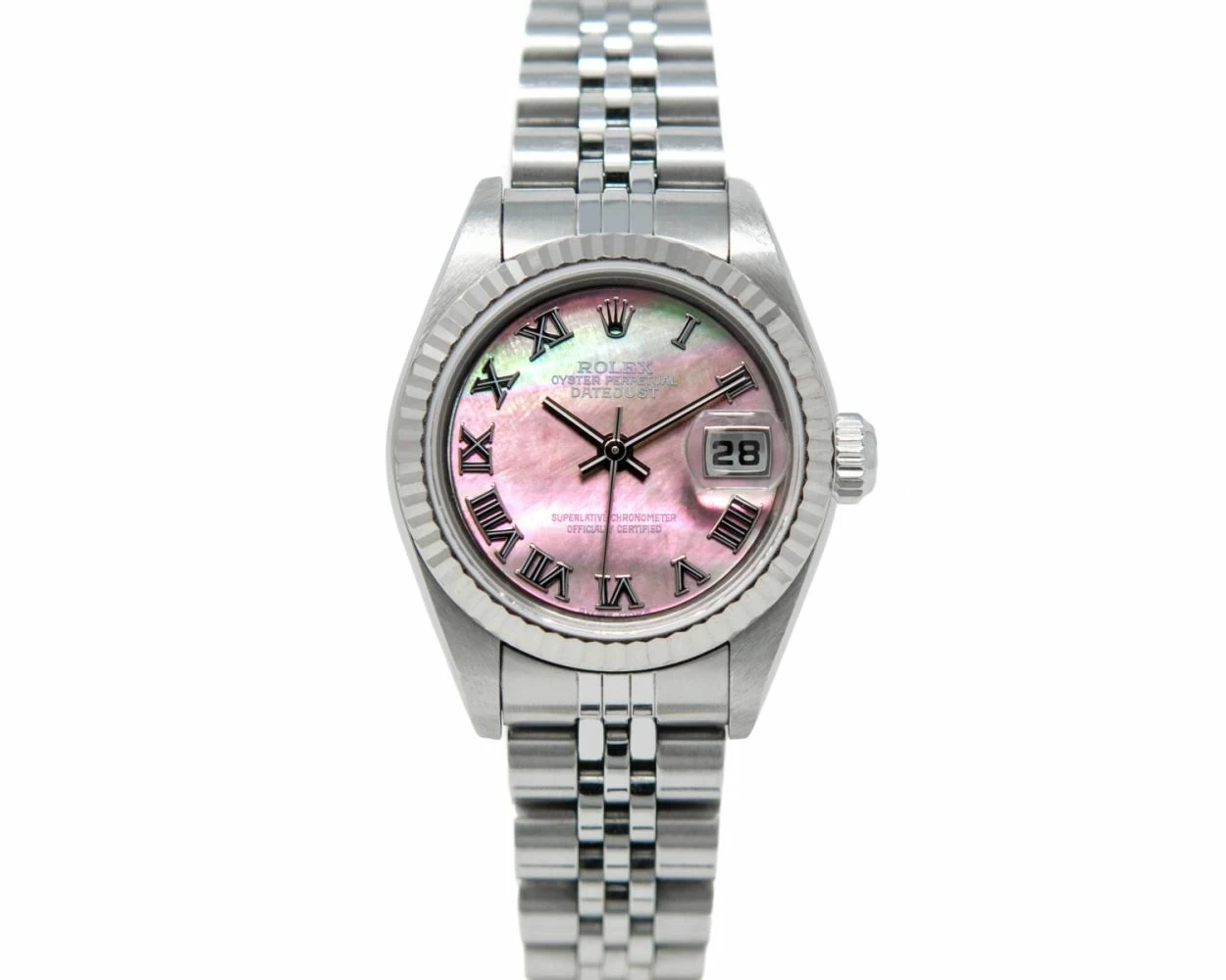 Buy Genuine Used Rolex Lady Datejust 26 79174 Watch Black Mother of Pearl Dial SKU 646