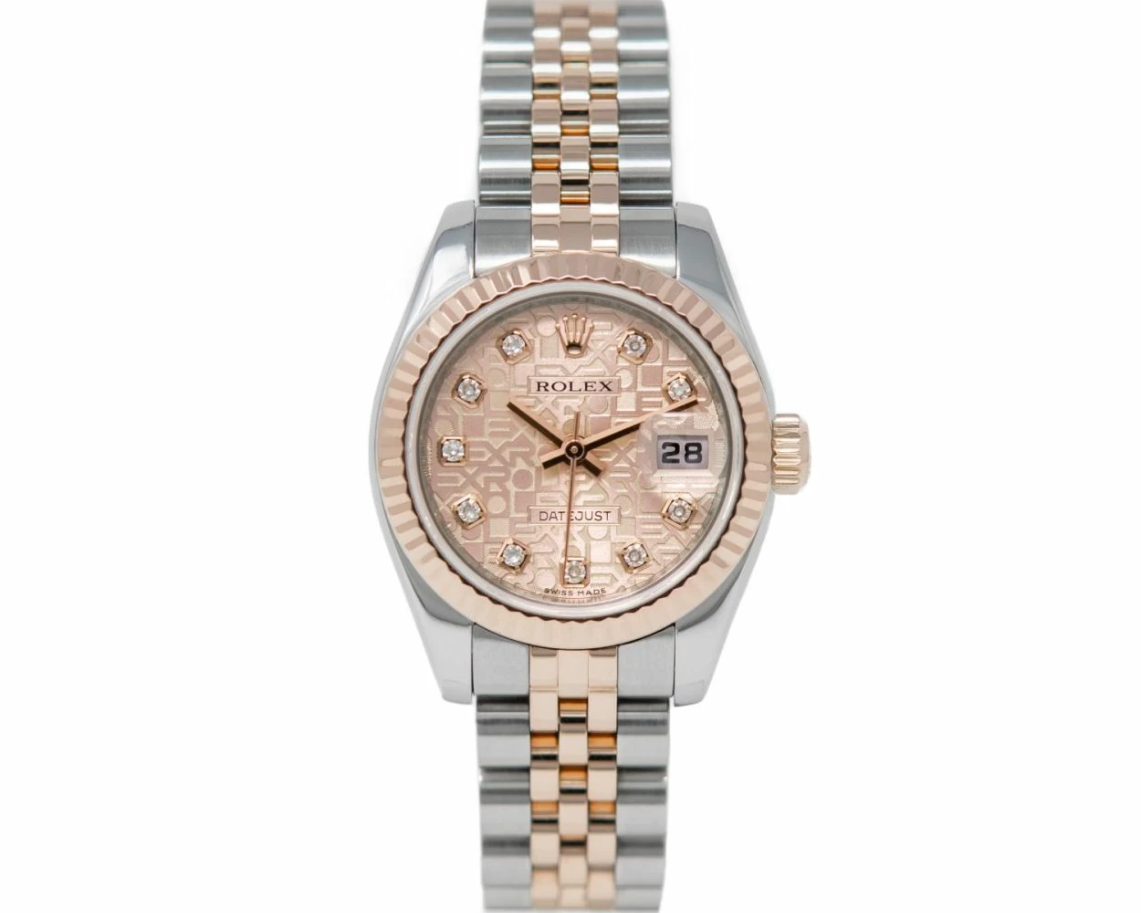 Rolex jubilee rose gold hot sale