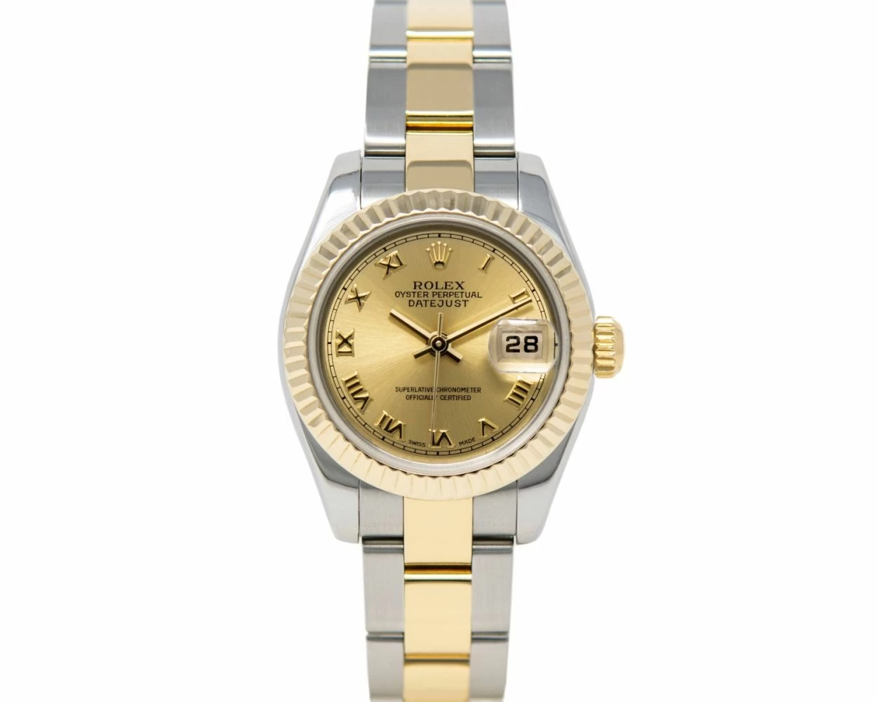 Buy Genuine Used Rolex Lady Datejust 26 179173 Watch Champagne