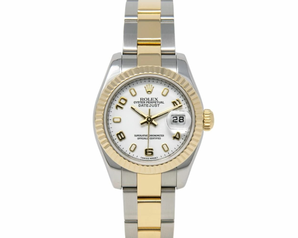 Buy Genuine Used Rolex Lady-Datejust 26 179173 Watch White Dial