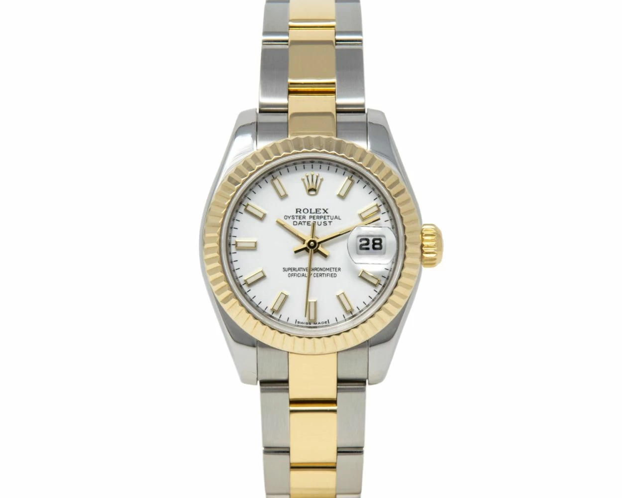 Buy Genuine Used Rolex Lady Datejust 26 179173 Watch White Dial SKU 5401