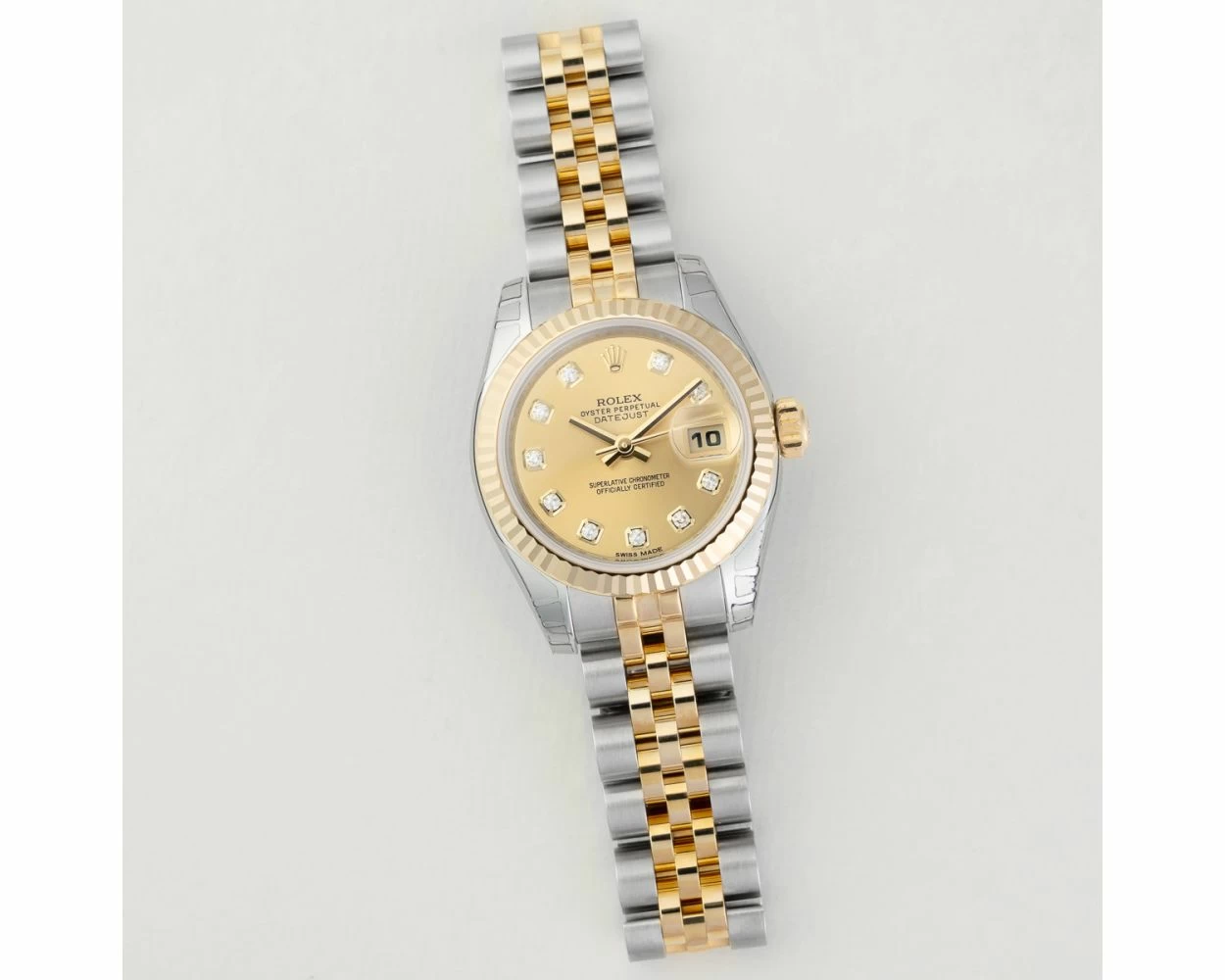 Buy Genuine Used Rolex Lady-Datejust 26 179173 Watch Champagne