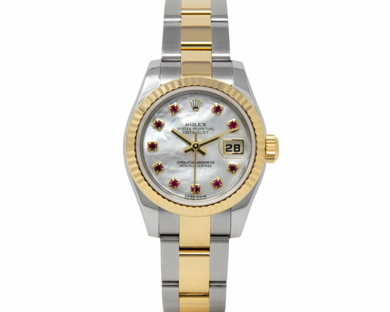 Rolex women's mother of pearl watch sale