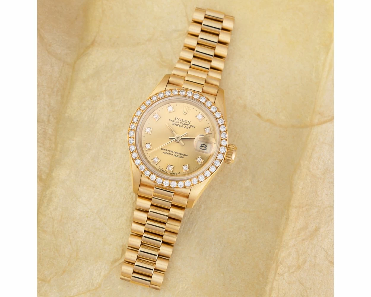 Buy Genuine Used Rolex Lady-Datejust 26 69138 Watch Champagne