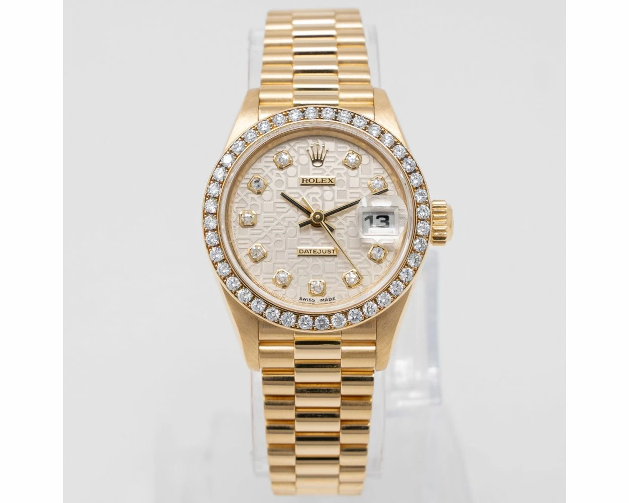 Buy Genuine Used Rolex Lady Datejust 26 69138 Watch Silver Jubilee Dial SKU 4188