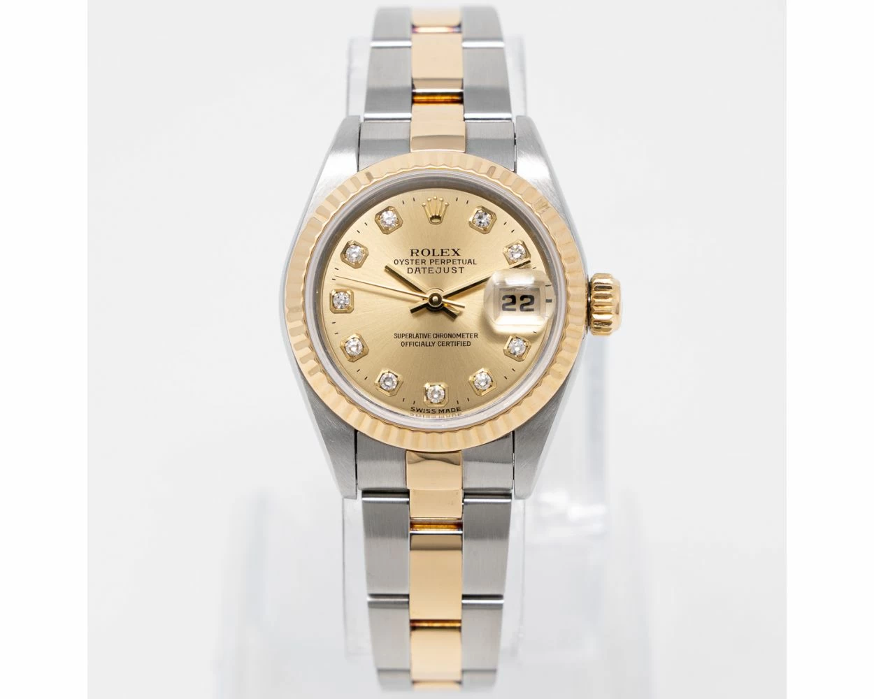 Buy Genuine Used Rolex Lady-Datejust 26 69173 Watch - Champagne