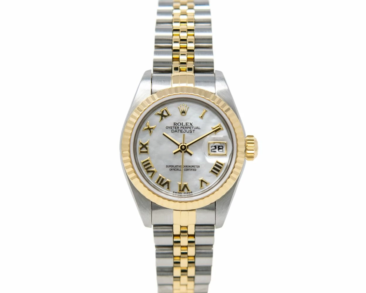 Rolex datejust 26mm mother of pearl best sale