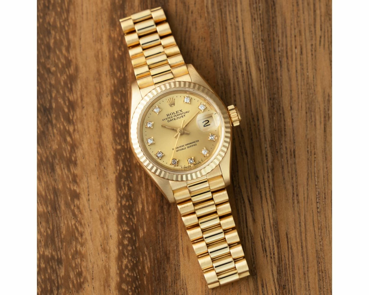 Buy Genuine Used Rolex Lady-Datejust 26 69178 Watch Champagne