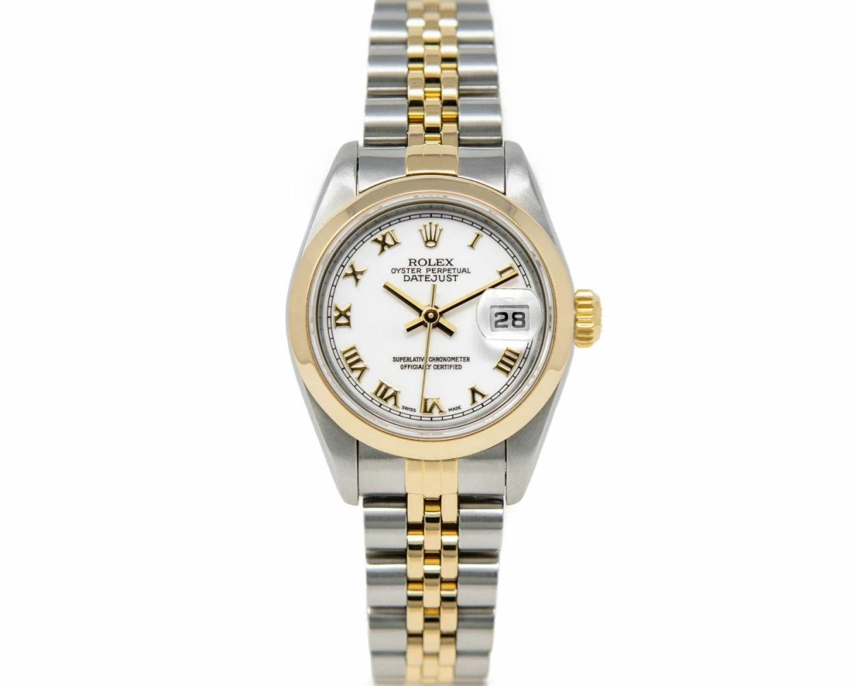 Buy Genuine Used Rolex Lady Datejust 26 79163 Watch White Dial SKU 2427
