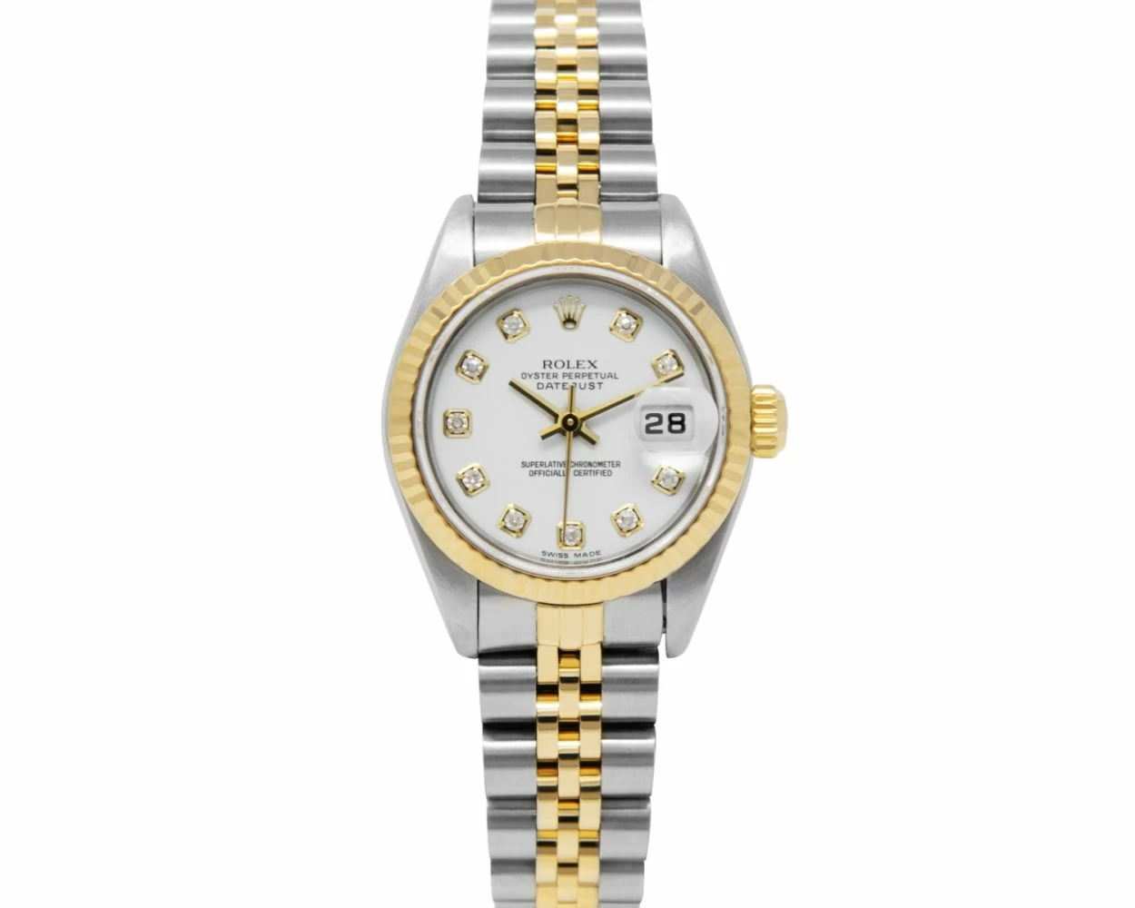 Ladies rolex cheap datejust diamond dial