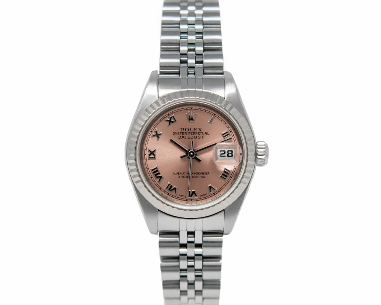 Rolex lady datejust rose gold top