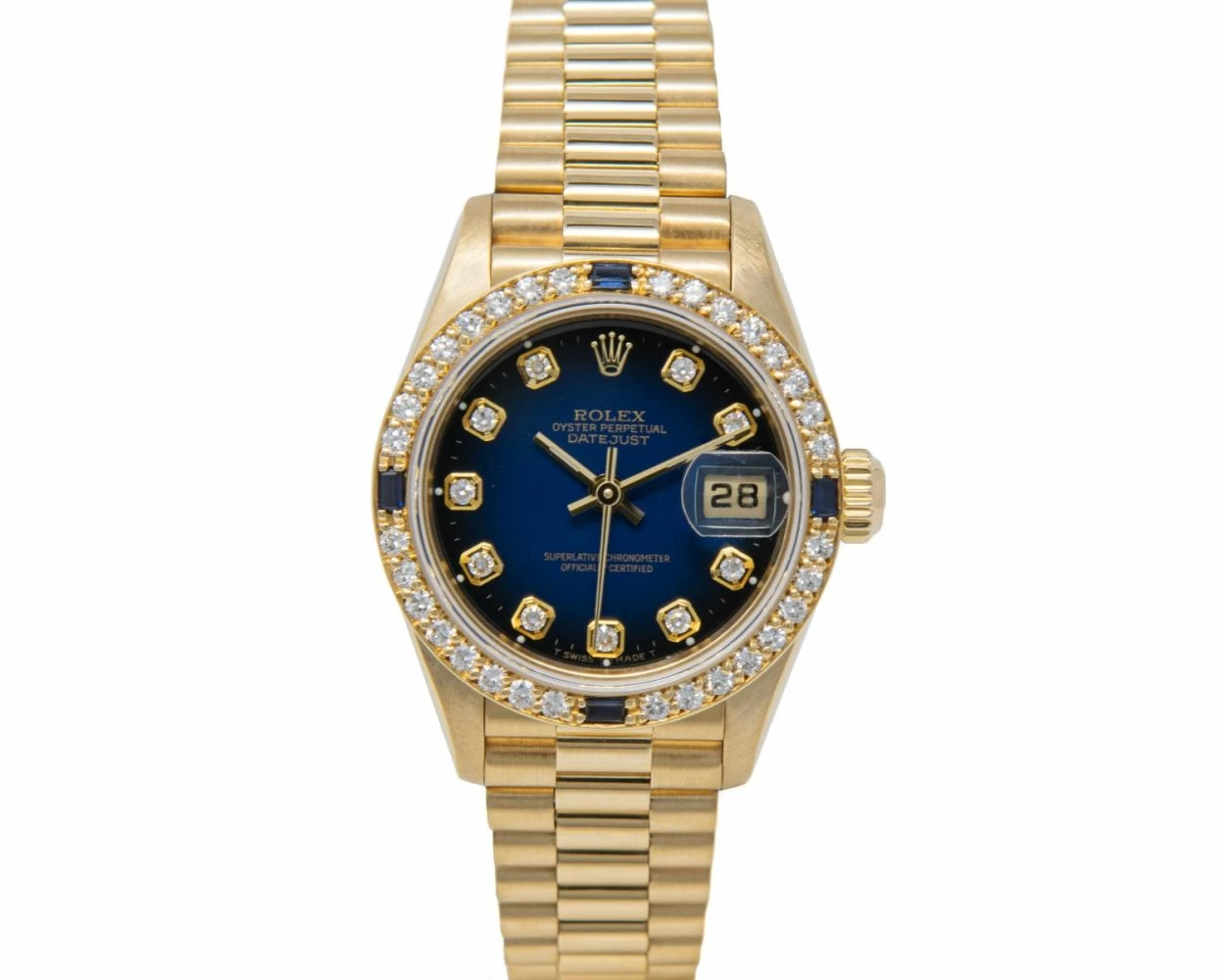 Rolex blue women discount