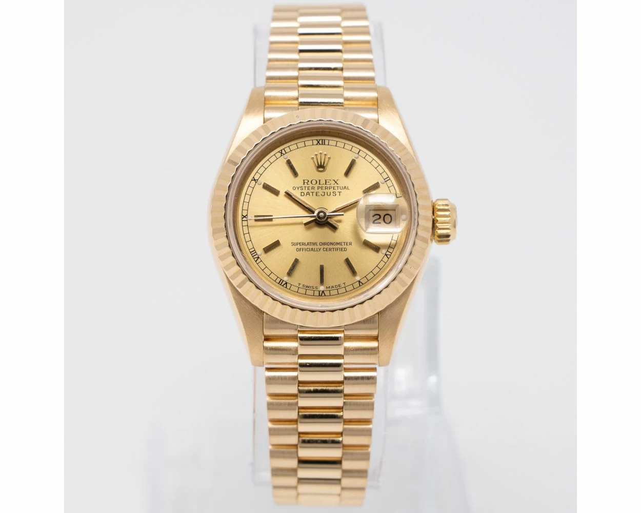 Buy Genuine Used Rolex Lady Datejust 26 69178 Watch Champagne Dial SKU 9805