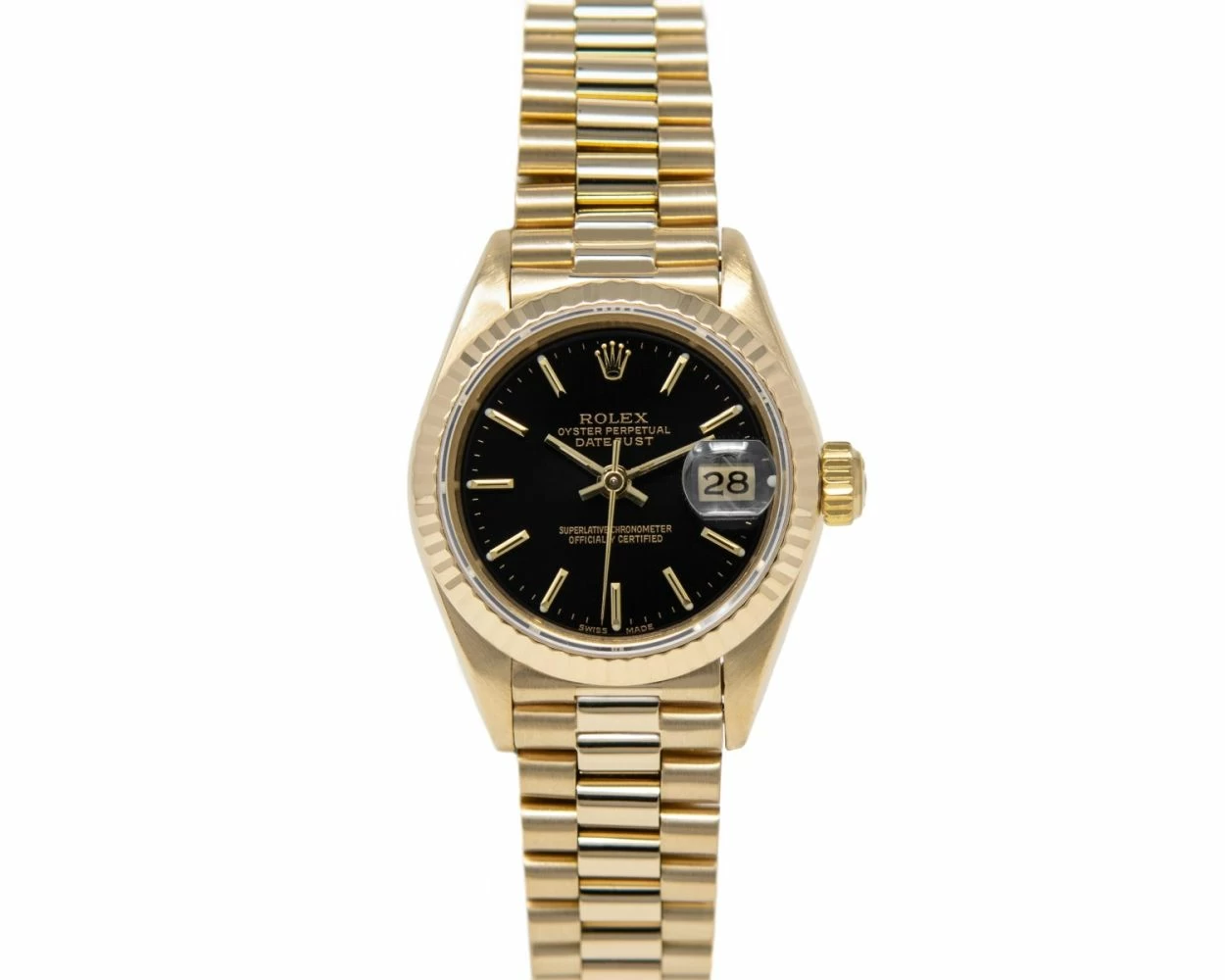 Buy Genuine Used Rolex Lady Datejust 26 69178 Watch Black Dial SKU 3587