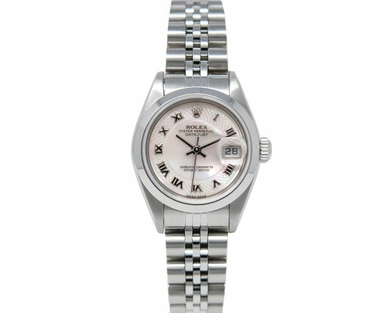 RomaPink シルバー Buy Genuine Used Rolex Lady-Datejust 26 79160 Watch - Decorated