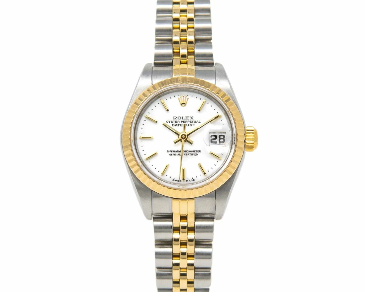 Buy Genuine Used Rolex Lady-Datejust 26 79173 Watch - White Dial